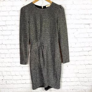 NWT MICHAEL KORS Shimmer Long Sleeve Dress S